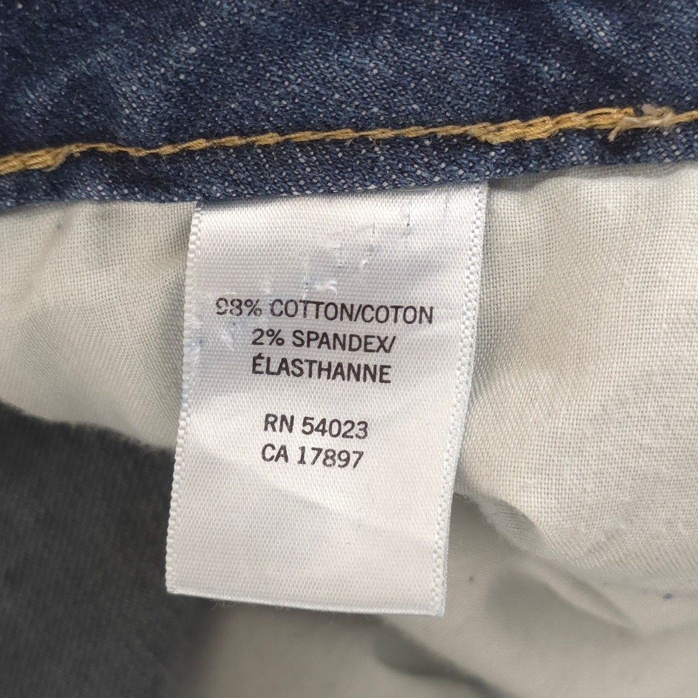 Banana Republic Jeans Size 30 10 Capri Low Rise Medium Wash Cuffed Blue Stretch - Picture 9 of 9